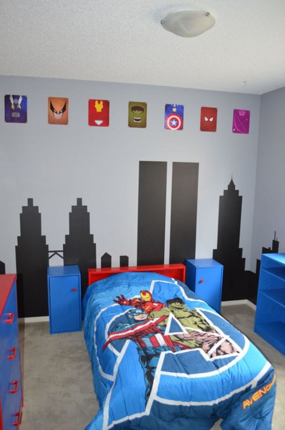 Boys Bedroom Ideas: The Superheroes Enthusiast
