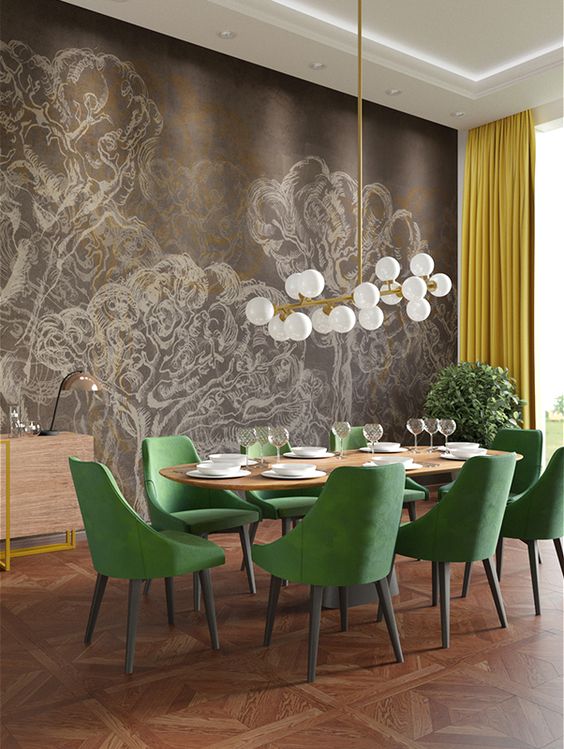 dining room wallpaper ideas 8