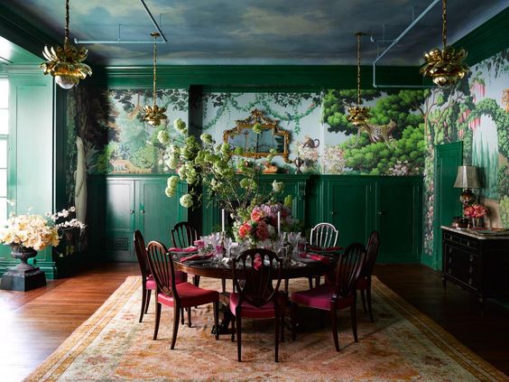 dining room wallpaper ideas feature
