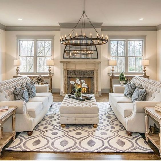 elegant living room feature