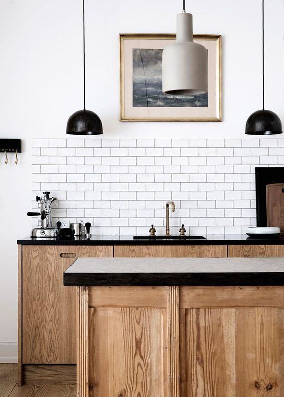 Kitchen Wood Ideas: Simple Modern Wooden Kitchen