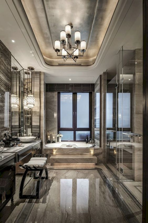Luxury Bathroom Ideas: Keep It Dark