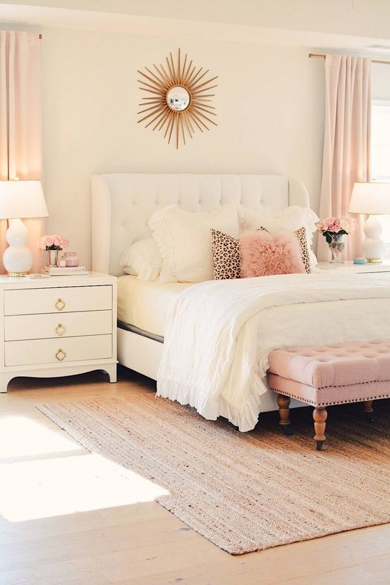 Romantic Bedroom Ideas: Simple Chic Pastel
