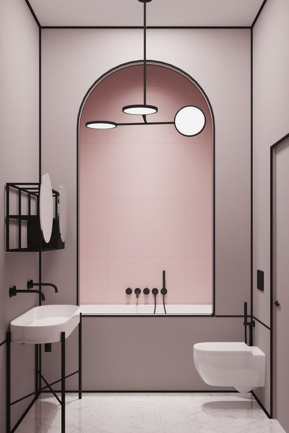 Bathroom Lighting Ideas: An Outstanding Shape