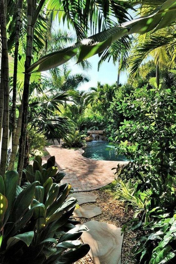 tropical backyard ideas 20