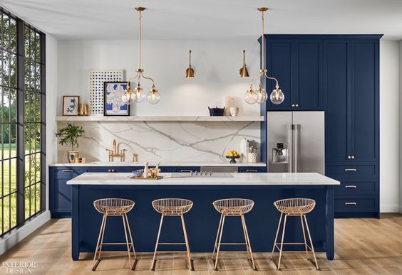 blue kitchen ideas
