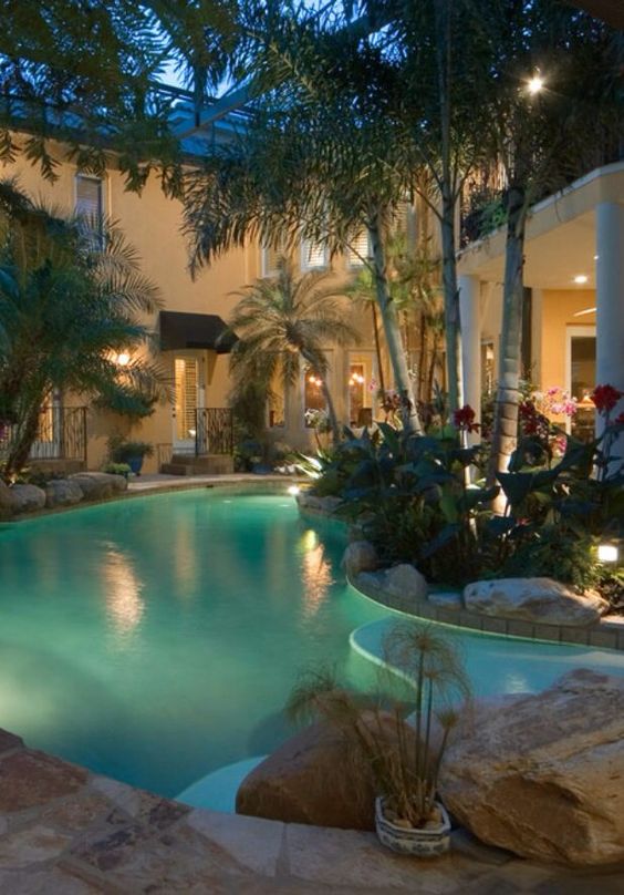 Swimming Pool Garden Ideas 7