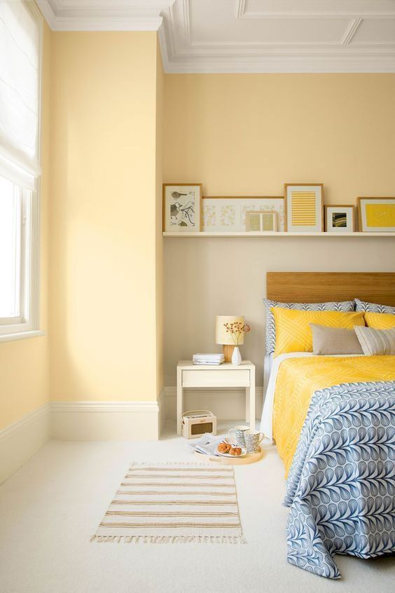 Yellow Bedroom Ideas: Sweet Light Yellow