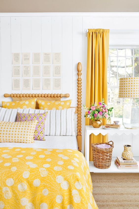Yellow Bedroom Ideas 9
