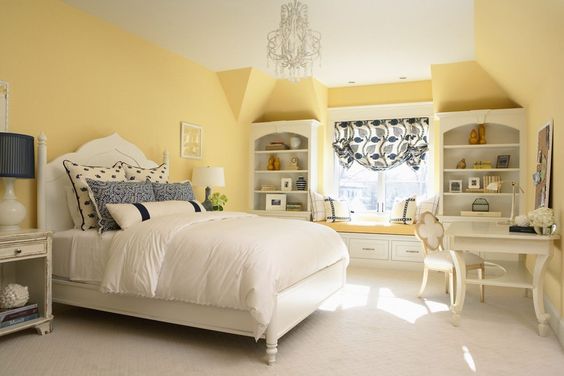 Prettily Blinding Yellow Bedroom Ideas For Fresh Sleeping Spot Decortrendy - Yellow Bedrooms Decor Ideas