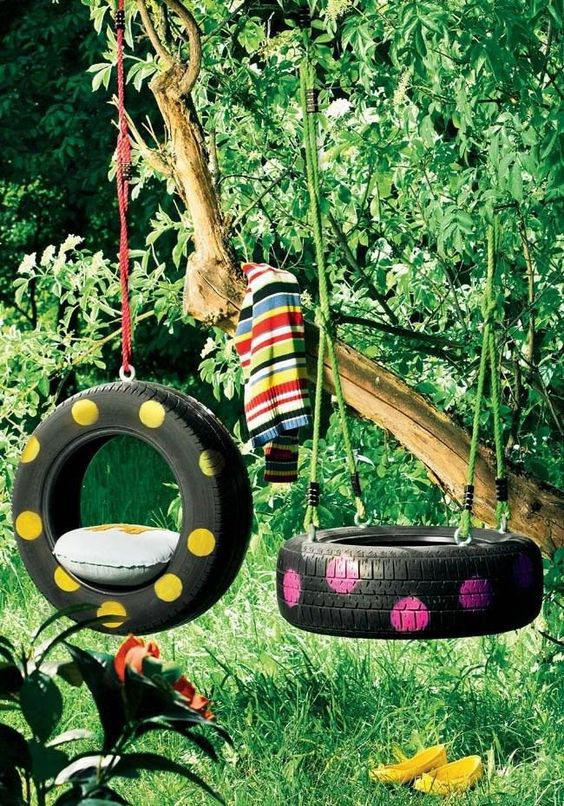 Backyard for Kids Ideas: Affordable Swings
