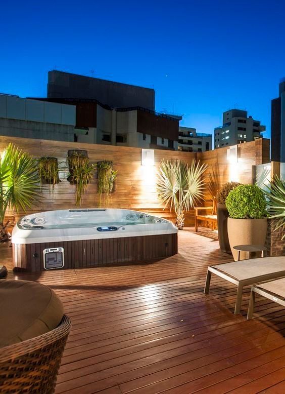 18+ Backyard Hot Tub Ideas for Double Outdoor Attraction - Decortrendy.com