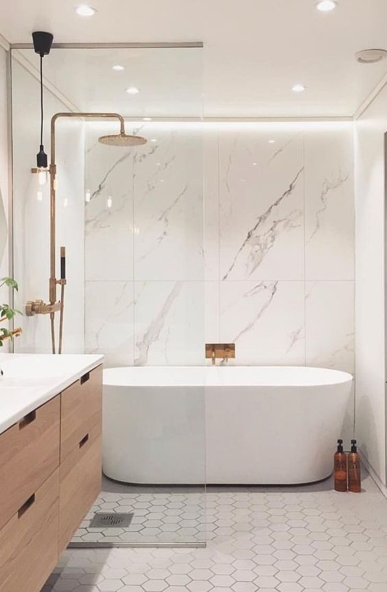 Bathroom Bathtub Ideas: Oval Freestanding Tub