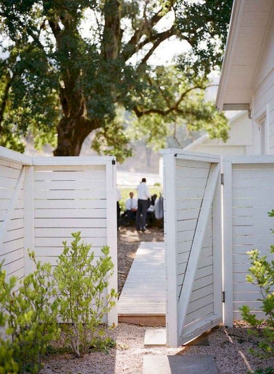 Fence Ideas: Full-Covered Fence Gate
