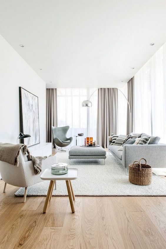 Grey Living Room Ideas: Casual Living Room
