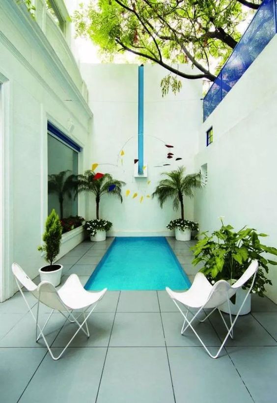 Rectangle Swimming Pool Ideas: Fresh Lovely Decor
