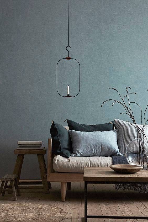 Living Room Wallpaper Ideas: Simple Plain Wallpaper