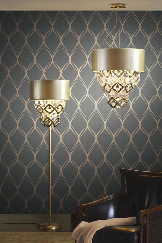 Living Room Wallpaper Ideas: Stunning Dark Wallpaper