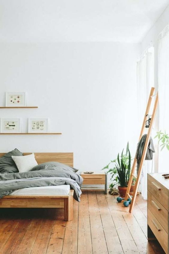 Minimalist Bedroom Ideas: Minimalist Wood Touch