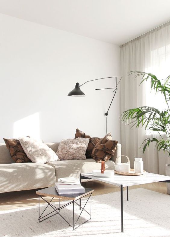 Scandinavian Living Room Ideas: Striking Bright Feature
