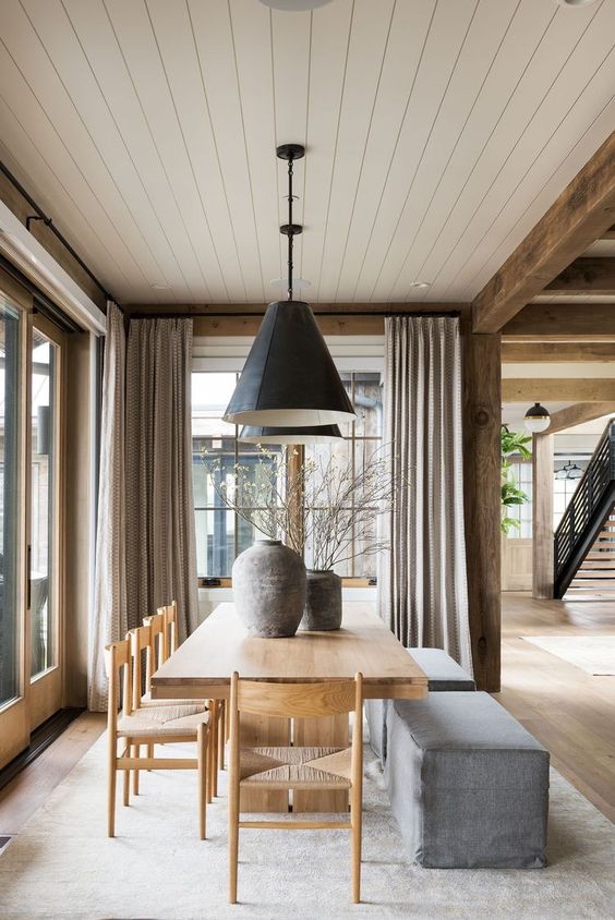 Casual Dining Room Ideas: Stylish Modern Rustic