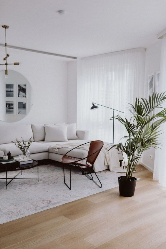 Minimalist Living Room Ideas: Cool Neutral Shades