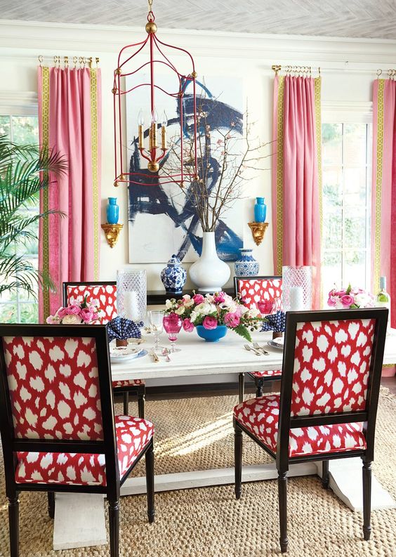 Red Dining Room Ideas: Unique and Playful