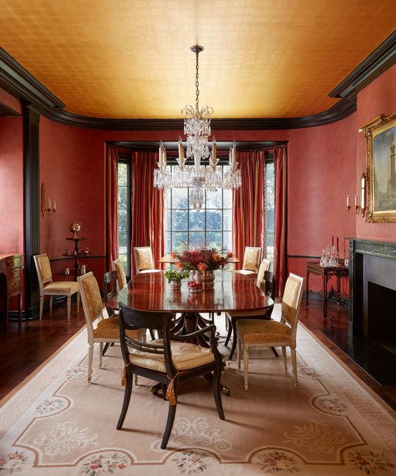 Red Dining Room Ideas: Captivating Classic Style