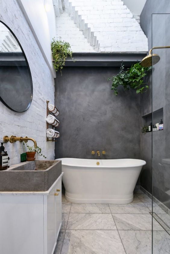 Bathroom Themes Ideas: Breathtaking Industrial Concept