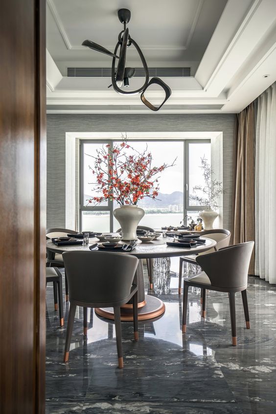 Luxury Dining Room Ideas: Dark and Neutral