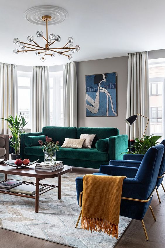 Blue Living Room Ideas: Stylish Modern Design
