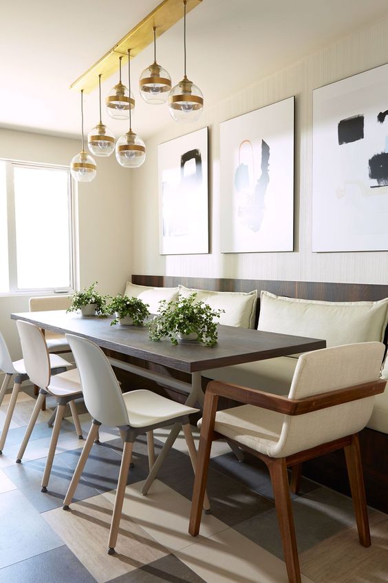 Elegant Dining Room Ideas: Striking Minimalist Decor