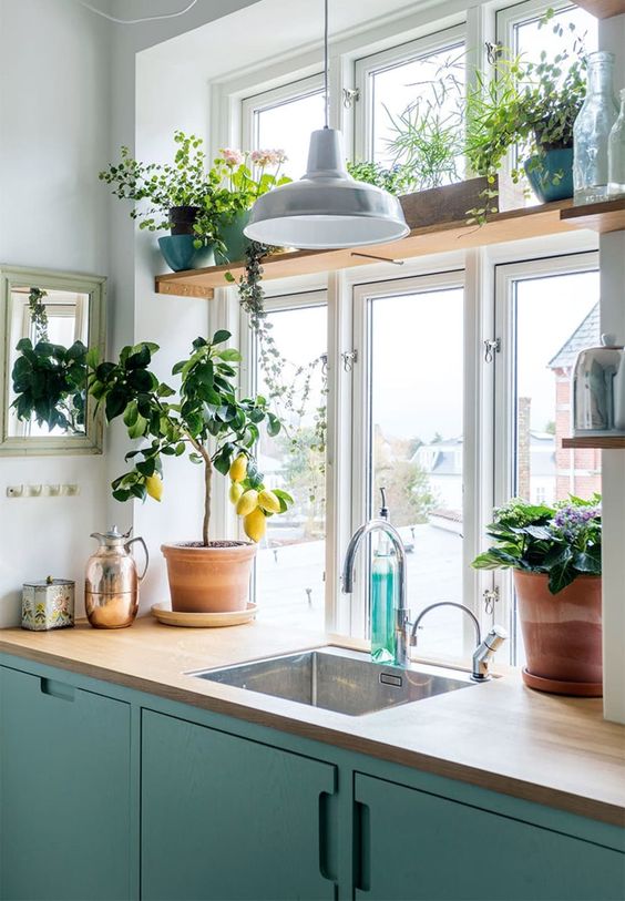 Kitchen Window Ideas: Fresh Rustic Look