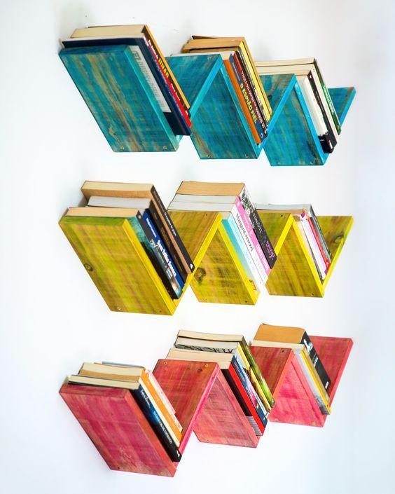 DIY Bookshelf Ideas 16